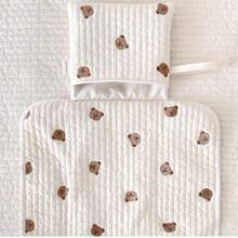 Ultimate Baby Diaper Changing Pad: Double-Sided Diaper Pad, Multi-Function Seam Nap Mat, Foldable With Hanging Rope - Ideal For Baby Crib! - Beige Bear - View 3