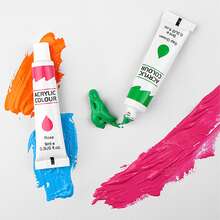 24/18/12 Colors Acrylic Paints - Good Coverage, Hand-Painted Wall Painting Graffiti, Painting Paints For Artists, Students, Beginners And Painters Painting, Canvas, Ceramics, Wood, Rock Painting Art Supplies Set - 12ml - 查看 5