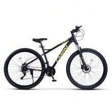 Bicicleta todoterreno de 29 pulgadas con 21 velocidades, frenos de disco hidráulicos, cuadro rígido de aluminio, horquilla de suspensión, para adultos (175-190 cm)