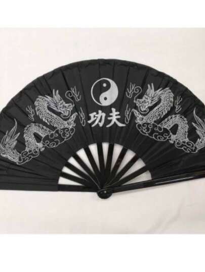 Leque Oriental Grande Dança Kung Fu Tai Chi Chuan