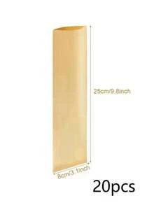 50/100 túi giấy Kraft, túi đựng đồ ăn nhẹ bằng giấy Kraft, túi đựng dụng cụ chống dầu mỡ, thích hợp cho các loại dụng cụ dễ dính dầu mỡ, dao kéo, bánh quy, bánh nướng, kẹo, v.v. | Bao bì đồ ăn nhẹ chống rò rỉ, thích hợp cho các bữa tiệc, dịch vụ ăn uống, xe bán thức ăn | Đám cưới, sinh nhật - Nhiều màu - Xem 7