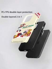 Paul Frank Licensed Authentic 2-In-1 Phone Case, Full Body Protective Shockproof Camera Cover, Design Compatible With IPhone 13/14/15/16 Pro Max - Multicolor - View 2