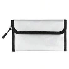 2200℉ Fireproof Money Bag Waterproof Document Envelope File Pouch Cash Box - Silver - View 10