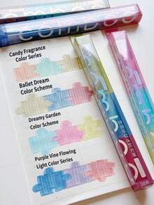 Stackable Soft-Tip Fluorescent Pens, Portable Colorful Highlighter Pens For Journaling, Students, Coloring, Stress Relief