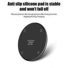 10W无线充电器，兼容 14/13/12/11/Xs Max/X/XR/Plus，支持Qi无线充电，智能智能手机充电。 - 黑色 - 查看 5