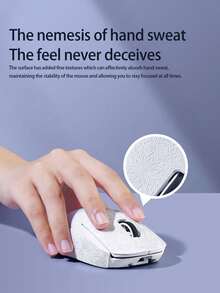 1 Stück GPW Anti-Rutsch Aufkleber, Aufkleber für Mäuse der ersten und zweiten Generation GPW, Schneeflocken Muster E-Sport Wireless Maus Aufkleber, glatte und abriebfeste Aufkleber, Maus Aufkleber mit voller Abdeckung - Pink, Blau und Weiß