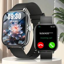 2025 HEISSE Smartwatch für Frauen, 220mAh Batterie mit längerer Standby-Zeit, Multifunktions-Smartwatch mit Benachrichtigungsalarm/Drahtlosanruf/Wecker, Fitness-Tracker mit Multi-Sport-Modus, Wettervorhersage, kompatibel mit Android & iOS, modisches Design, Valentinstags-Geschenk