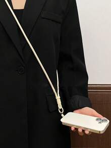 1 件可调节挂绳，带扣，防丢失带，适用于手机、相机、包、水瓶，男女通用斜挎绳，配有夹子