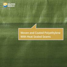 加厚防水篷布 - 1 件装，重型防雨遮阳篷布，具有防紫外线、防撕裂、加固边缘和金属扣眼功能 - 适用于户外防晒和农业用途，是完美的圣诞礼物和理想的新年礼物。