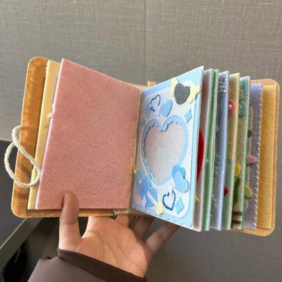 Fertiges Non-Woven Album: Zauber-Hund Design |   Für  & Notizen