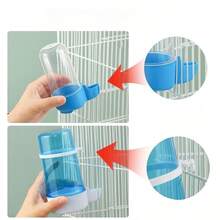 2 piezas Bebedero automático para pájaros, Fuente de agua para pájaros, Comedero y bebedero automático para loros, Adecuado para pájaros domésticos, loros, palomas, periquitos, Fácil instalación, Limpieza conveniente, Duradero, Tamaño: 90ml cada uno - Multicolor - Ver 4