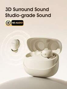 Philips TAT2320 In-Ear Bluetooth Wireless Headphones, Low Latency, No Ear Pressure, Featherlight Fit, Sleep-Friendly, Smart Call Noise Cancellation, Compatible with iOS Android - 白色 - 查看 3