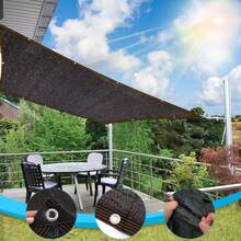 1pc Black Anti-UV HDPE Sunshade Net Garden Succulent Plant Shading Net Outdoor Sun Shade Net