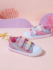 GENGASUN 1 szt. Dziewczęce, okrągłe, niskie, codzienne buty z nadrukiem w kreskówkowe wzory na wiosnę/jesień