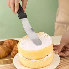 3pc Heavy-Duty Stainless Steel Cake Smoothing Spatula - Bạc - Xem 5