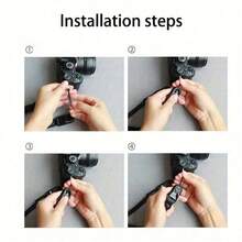 Quick-Release Adjustable Camera Strap - Durable Polyamide Climbing Rope Crossbody Strap For DSLR Mirrorless Cameras, Compatible With Nikon Canon Fu/Ji, Lightweight & Compact For Hiking Travel, Red, Photography Accessory | Stylish Neck Strap | Microfiber Accent, Camera Accessories Strap