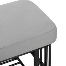 Shoe Cabinets - Grey+Black + Metal - View 10