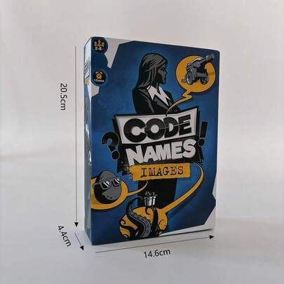 代号！快节奏的法国侦探桌游，适合2-8名玩家，团队策略对抗，是家庭聚会、朋友派对、办公室休闲娱乐的完美选择，桌游爱好者的必备之选。