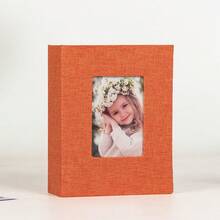 1pc 4x6 Photo Album, 100 Capacity, Linen Fabric Cover, Slip-In Pocket Style, Suitable For Wedding, Family, Vacation, Anniversary, Birthday Gifts, Anniversary Celebration, Perfect Gift - Multicolor - View 10