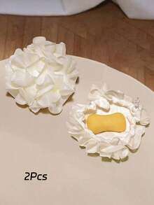 2-In-1 Bar Soap Pouch And Shower Ball ,Bath Flower,Multicolor Soft Mesh Shower Poufs, Holds Bar Soap-Exfoliation Mesh Shower Ball For Body Wash & Smooth Skin Home Bathroom Decor Fall Decor Back To School