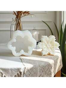 Christmas Snowflake Scented Candle Silicone Mold DIY, Christmas Resin Casting Mold, Large Snowflake Mold For Home Decor - White - View 7