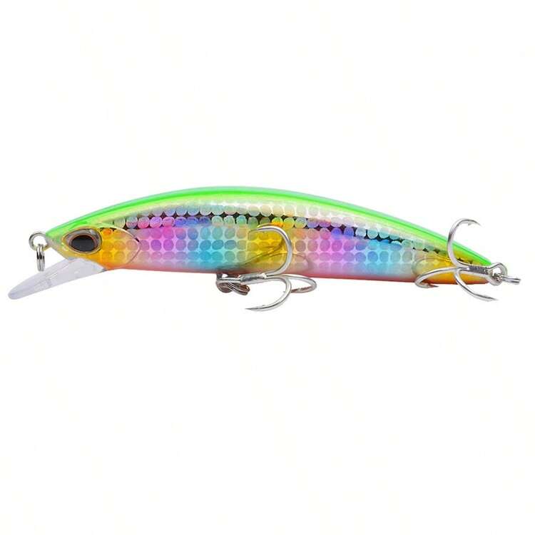 4.02 Inch/10.2 Cm Sinking Fishing Lure - 3D Eyes, Suitable For Various Fish Species Including Bass, Crappie Etc. - Artificial Long-Distance Hard Bait - 30g Weight - Realistic Design, Lifelike Action - Great Gift For Anglers - Multicolor - View 18