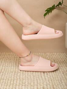 Lymalimoon Women Home Slippers - Coral Pink - View 3