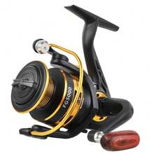 BILLINGS Spinning Fishing Reel For Saltwater Freshwater,1000-7000 Series Spinning Reel,Fold Rocker Left/Right Interchangeable,10KG Max Drag,Metal Spool,5.2:1 Gear Ratio
