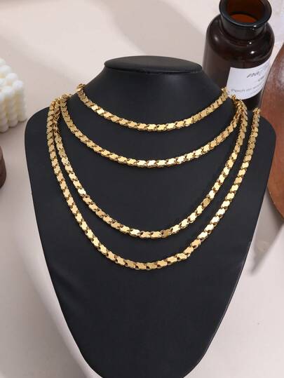 1 pieza Collar largo de boda árabe de lujo, cadena chapada en oro de 24K hecha a mano, joyería de moda para fiestas de compromiso y bodas de mujeres musulmanas de Dubai