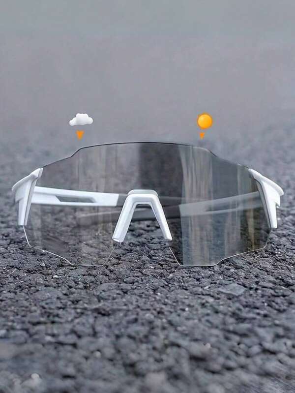 1 Stück vielseitige Sport Radfahrbrille, modische Farbwechsel Brille für Männer und Frauen, Outdoor Radsport Ausrüstung für Straßen- und Mountainbikes