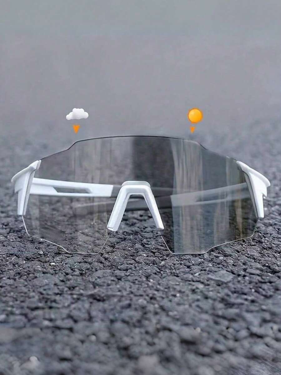 1 Stück vielseitige Sport Radfahrbrille, modische Farbwechsel Brille für Männer und Frauen, Outdoor Radsport Ausrüstung für Straßen- und Mountainbikes