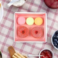 50 Pack Small Charcuterie Boxes With Lids - To Go Paper Charcuterie Box, Disposable Food Containers, 5Inch Dessert Boxes - Sandwich, Cookie, Sushi, Cake Slice, Strawberries Brown - Hồng - Xem 6