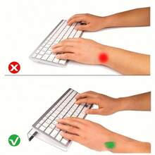 1 pieza Soporte ergonómico de teclado de acrílico, disponible en tamaños de 78 teclas y 108 teclas, esencial para trabajadores de oficina a largo plazo, diseño inclinado para una escritura cómoda, a prueba de polvo, ideal para uso doméstico y de oficina, diseño moderno para un almacenamiento fácil, bandeja para teclado, adecuado para trabajadores de oficina, programadores, redactores y aquellos que usan teclados durante períodos prolongados