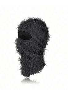 Popular Single Hole Knitted Face Mask, Acrylic Yarn Balaclava Hat For Party, Funny Outdoor Warm Headwear