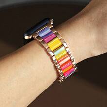 Stainless Steel Metal Watch Band Compatible With Apple Watch, Suitable For Office, Fitness, Party, Women/Men Fashion Rhinestone Design, Fits For Apple Watch S10/Ultra 1/Ultra 2/S9/S8/S7/S6/S5/Series 4/SE, 40mm/41mm/42mm/44mm/45mm/46mm/49mm Dial Size, Includes Strap Removal Tool For Easy Adjustment