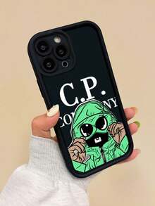 Person Portrait & Slogan Pattern Silicone Phone Case Compatible With Apple And - Black - View 19