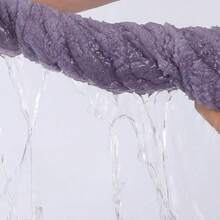 珊瑚绒长袍，新款冬季大码睡衣，温暖家居服，厚羊毛睡袍，休闲长袖圆领法兰绒睡袍，秋冬女士家居服和连衣裙 - 彩色 - 查看 8