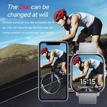 2025 HEISSE Smartwatch für Frauen, 220mAh Batterie mit längerer Standby-Zeit, Multifunktions-Smartwatch mit Benachrichtigungsalarm/Drahtlosanruf/Wecker, Fitness-Tracker mit Multi-Sport-Modus, Wettervorhersage, kompatibel mit Android & iOS, modisches Design, Valentinstags-Geschenk