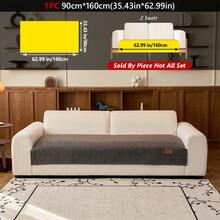 1 Tấm đệm ghế sofa thân thiện với thú cưng, thoáng khí, giống vải lanh, có nhãn chữ MD - Vỏ bọc ghế sofa hiện đại tối giản, chống trượt và có thể giặt bằng máy, dành cho ghế sofa mô-đun 1-4 chỗ ngồi, lý tưởng cho phòng khách, phòng ngủ, văn phòng, trang trí nhà cửa - Nhiều màu - Xem 26