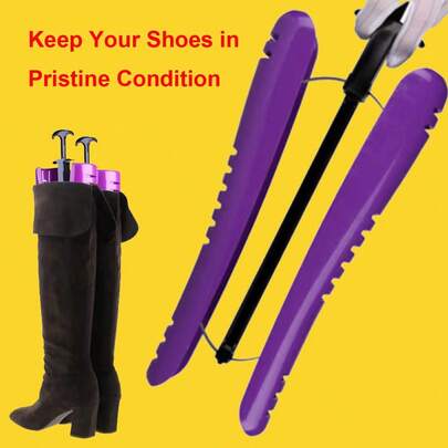 Stövelställ Knähöga skor Skoträd Skoformare Stödjande Organiserare Förvaringshängare Dam Stövelskor Formare Stövelhängare