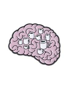 Kaffee-Kopf süße Brosche Metall Abzeichen Kleidungszubehör Anstecknadel vielseitiger Modeaccessoire, Kaffee Koffein - Verschiedenfarbig - Übersicht 9