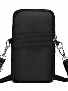 Multifunktionale Handytasche als Umhängetasche, Münzbeutel, Schultertasche, Sporttasche für den Arm, Reißverschluss-Handytasche für Damen, Geldbörse, Portemonnaie, Handgelenktasche - Verschiedenfarbig - Übersicht 3