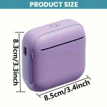 1pc Student Learning Portable Mini Pocket Printer, Home Small Photo Label Printer, Wireless High-Definition Printing, Clear Content, Compact And Convenient, Instant Capture, Search And Print, Record Wonderful Life Anytime, Perfect Gift For Friends On Birthday, Christmas, New Year - Multicolor - View 3
