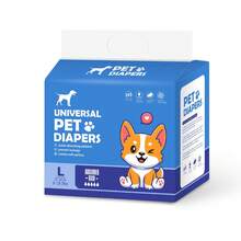 Almohadillas de entrenamiento para perros, pañales desechables súper absorbentes a prueba de fugas para mascotas, accesorios para mascotas, pañales higiénicos para perros hembra y macho, 10/12 unidades