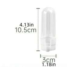 2 piezas Bebedero automático para pájaros, Fuente de agua para pájaros, Comedero y bebedero automático para loros, Adecuado para pájaros domésticos, loros, palomas, periquitos, Fácil instalación, Limpieza conveniente, Duradero, Tamaño: 90ml cada uno - Multicolor - Ver 2