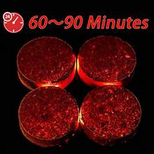 Charcoal Tablets For Incense 100 Pack 33mm Coal Instant Light Hookah Shisha With 50 Sheets Aluminum Foils