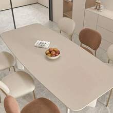1 Roll Matte Self-Adhesive Paper, Vinyl Self-Adhesive Paper, Suitable For Cabinet, Dining Table, Desk, Furniture Decoration, Children's Room Decoration, Home Decor/Room Decor - Yellow - View 2