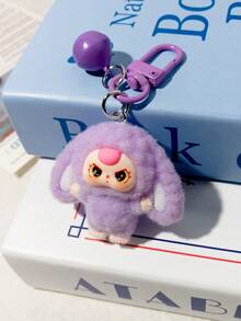 1 móc khóa hình chuông tai to hoạt hình 3D, thích hợp làm móc khóa, phụ nữ, học sinh, túi xách, ba lô, phụ kiện - Xem 11