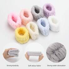 Women Face Wash Wristbands Microfiber Wrist Washband Spa Washband Wrist Towels For Washing Face, Prevent Water Running Down The Arms
