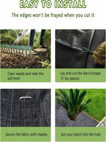 Heavy Duty Polypropylene Anti- Mat Roll, Textured Grid Pattern, Suitable For Orchards, Farms, Lawns, Effective Suppression, Moisture Retention, UV Resistant, Durable PP, Ideal For Garden Groundcover
